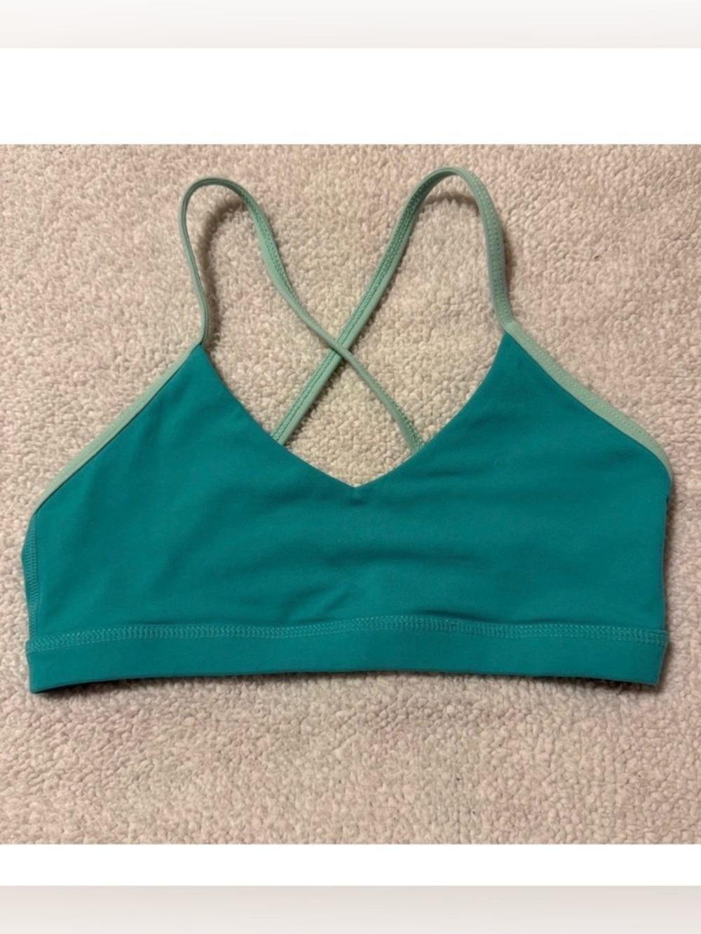 KFT CrossFit Teal X-Factor Bralette Sports Bra